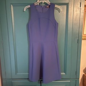 Royal blue Madewell Aline dress spring ready style